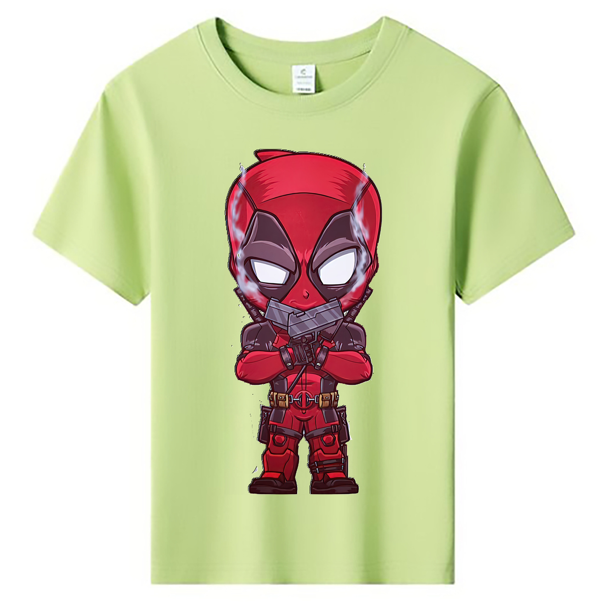 （画像用） Deadpool デッドプール 綿100％キッズTシャツ（フロントプリント）